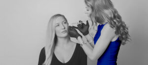 Tara giving a patient a Botox injection